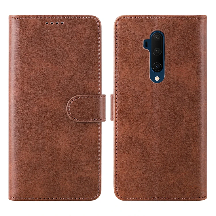 Винтажный кожаный чехол-книжка для Oneplus 7 T, кошелек с отделением для карт, магнитный чехол-книжка для Oneplus 7T Pro