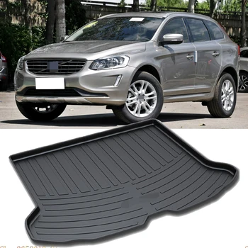 

1pcs For Volvo XC60 2009-2017 Black Waterproof TPO Rubber Trunk Cargo Mat Carpet Boot Liner Car Styling Accessories
