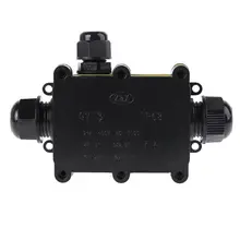 Распределительная коробка IP68 Водонепроницаемая УФ Защита от солнечных лучей на открытом воздухе несколько способов пластиковая электрическая распределительная коробка чехол для кабеля