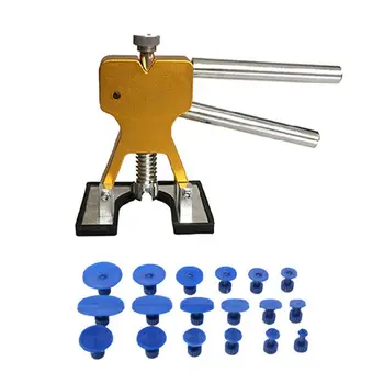 

Car Sag Repair Tool Sheet Metal Puller Clip Puller Gasket Pull Set Gold 19 Pcs Set Pull Dent Repair Combination Good Quality