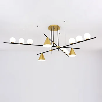 

Bedroom LED Pendant Lights Luminaire Suspendu Hanging Ceiling Lamps Nordic Lampen Industrieel Luminaria Pendente Crystal Study