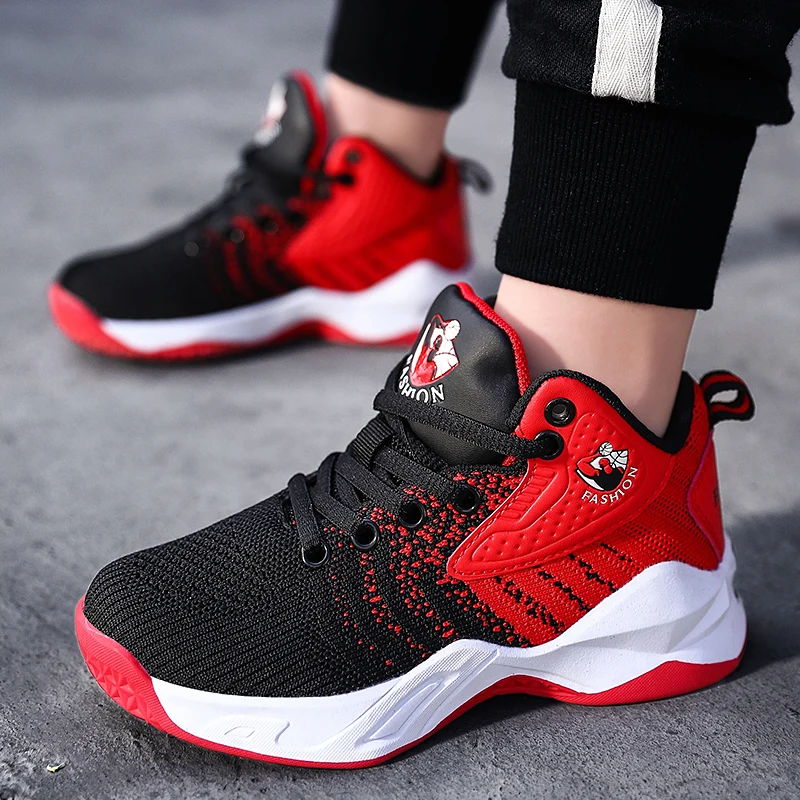 Boys Basketball Sneakers for Kids 1 Children Sport Shoes Kids Basketball Shoes Retro 11 Kids Shoes Youth Gym Shoes