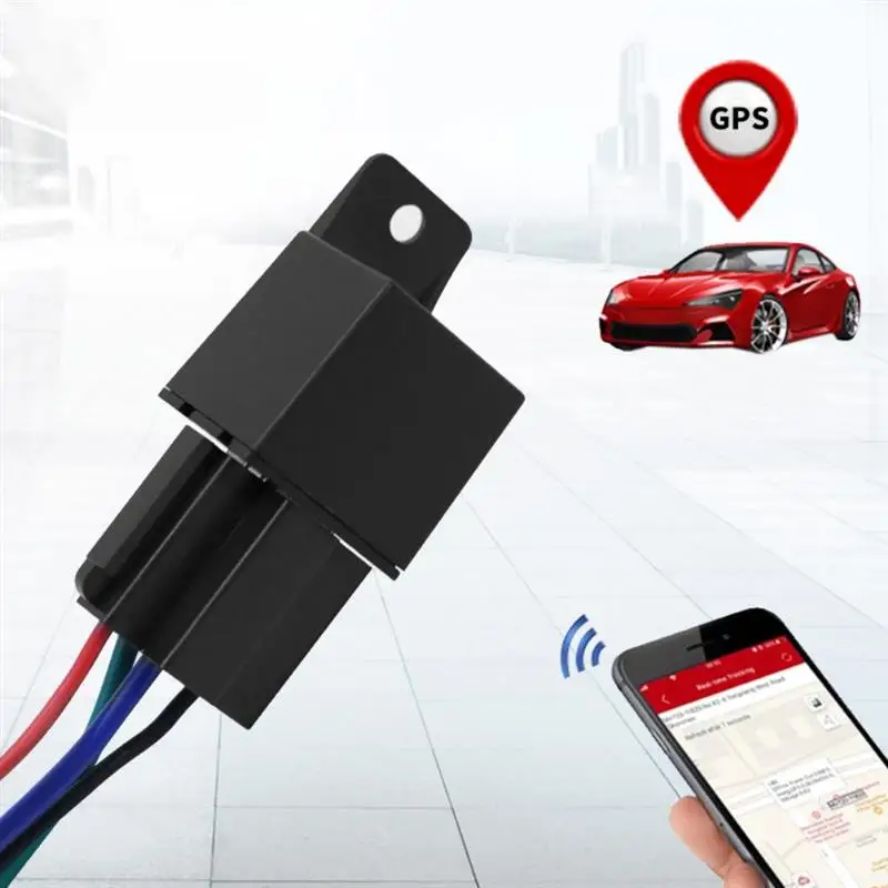

C13 Car GPS Tracker Relay Device 2GGSM/GPRS Safety Real-time Dual Positioning Tracking GPS+LBS Locator Cut Oil Power APP Control
