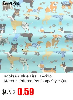 Booksew Лоскутное Шитье Хлопок саржевая ткань милые кошки животные дизайн ткань кукла подушка ремесло платье Материал тканевый измеритель ткани