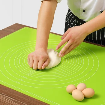 

Silicone Non-Stick Baking Mats Sheet Pizza Dough Maker Holder Pastry Kitchen Gadgets Cooking Tools Utensils Bakeware Accessories