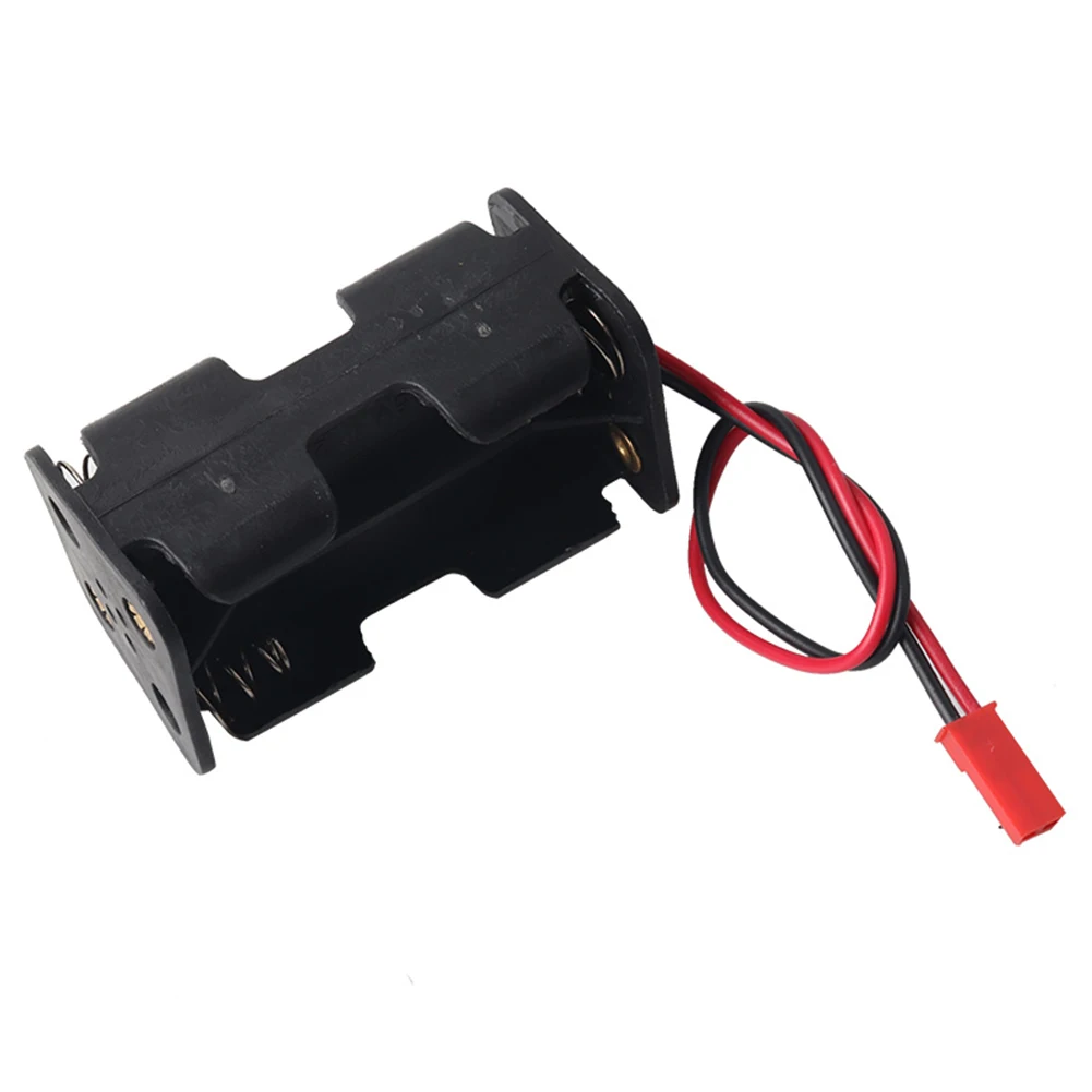 HSP 02070 батарейный отсек Коробка AA контейнер держатель Пластиковый черный чехол для 1/8 1/10 RC автомобилей