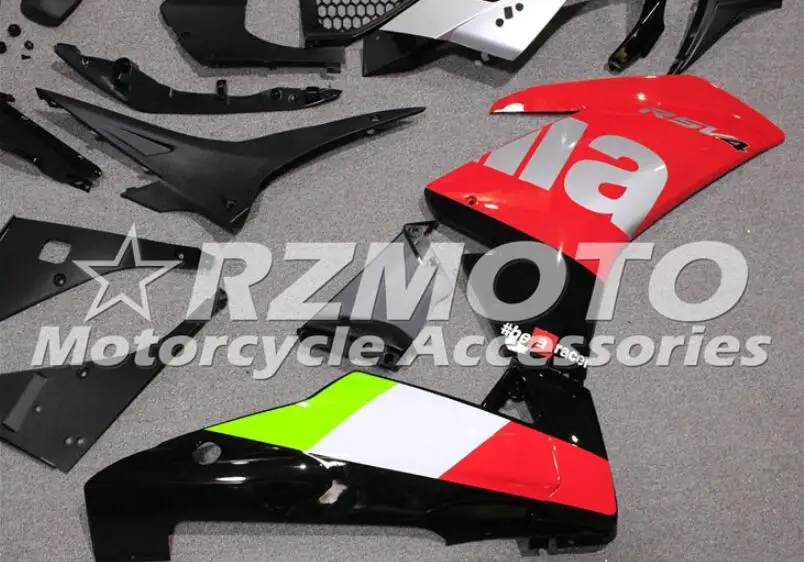 Литьевая Форма ABS Обтекатели комплект подходит для Aprilia RSV4 1000 2009- 09 10 11 12 13 14 на заказ красный черный серебристый