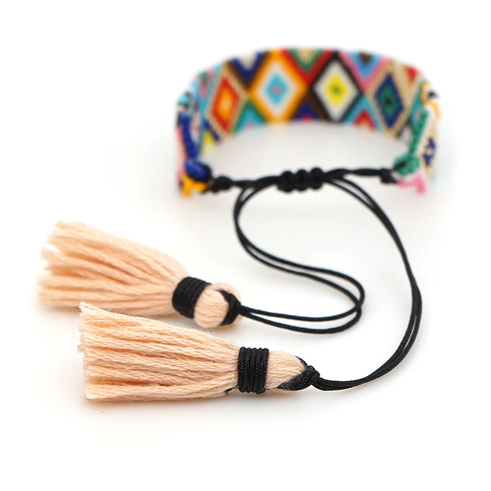 Go2boho богемный MIYUKI браслет для женщин ювелирные изделия с кисточками Boho Pulseras Mujer сглаза манжеты браслеты Hadndmade ткацкий браслет