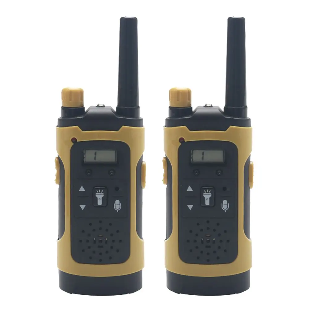 yellow Мини 80-100 м, Детские Портативные говорящие игрушки, детское электронное радио, голосовые домофоны, игрушки, ЖК-дисплей для открытого пространства, портативные говорящие игрушки - Цвет: yellow