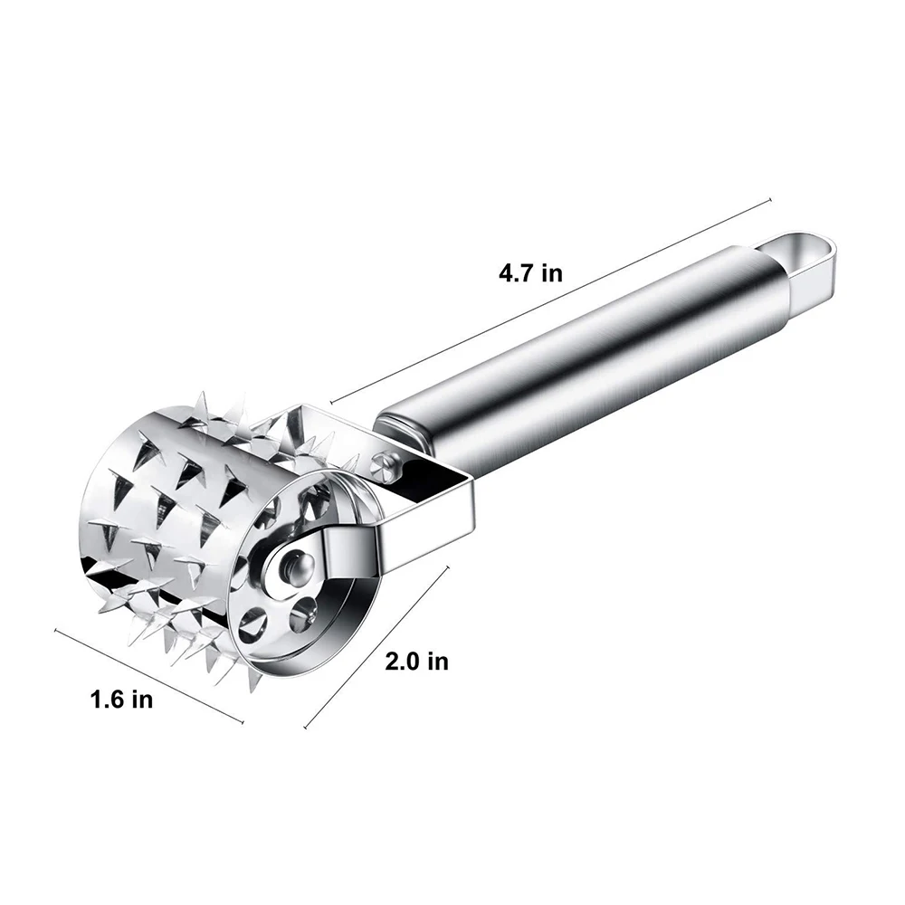 Нержавеющая сталь свободный молоток для отбивания мяса стейк из свинины мяса говядины нежный рулон игла для мяса pouners барбекю Кухонные инструменты