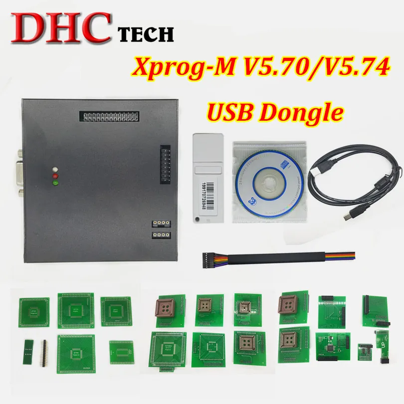 DHL бесплатно XPROG-M V5.70/V5.74 с USB ключ чип-тюнинг блока управления двигателем X-prog M OBD диагностические инструменты специального назначения