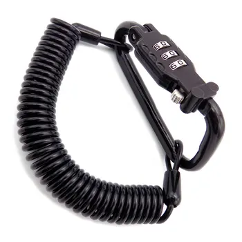 

Motorcycle Helmet Lock PIN Locking Carabiner Device Heavy Duty Universal for Cabinets Luggage TD326