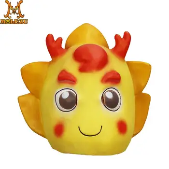 

Molezu Halloween Carton Dragon Latex Mask Animal Latex Mask Halloween Carnival Party Christmas Costume Cosplay Mask