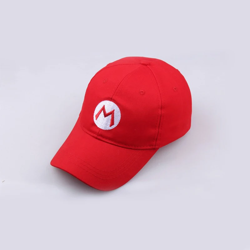 Кепка Super Mario Bros cosplay Prop хлопковая кепка солнцезащитная Кепка бейсболка