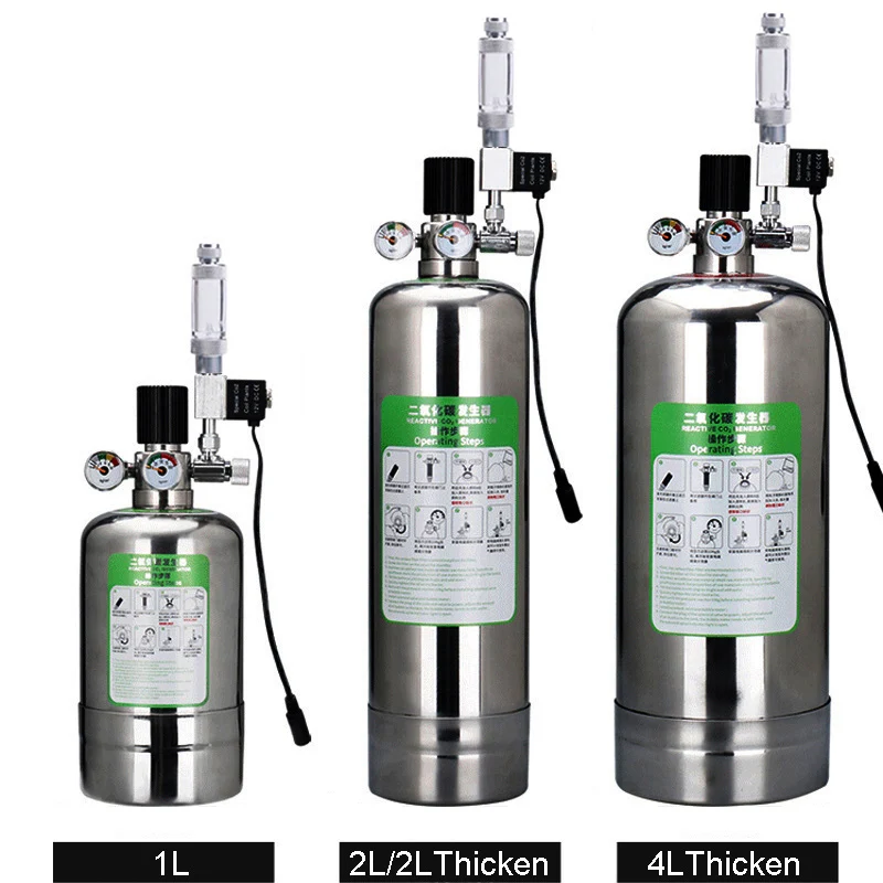 ZRDR steel cylinder generator stainless steel valve, single-meter valve/double-meter valve series for aquarium CO2 equipment 2