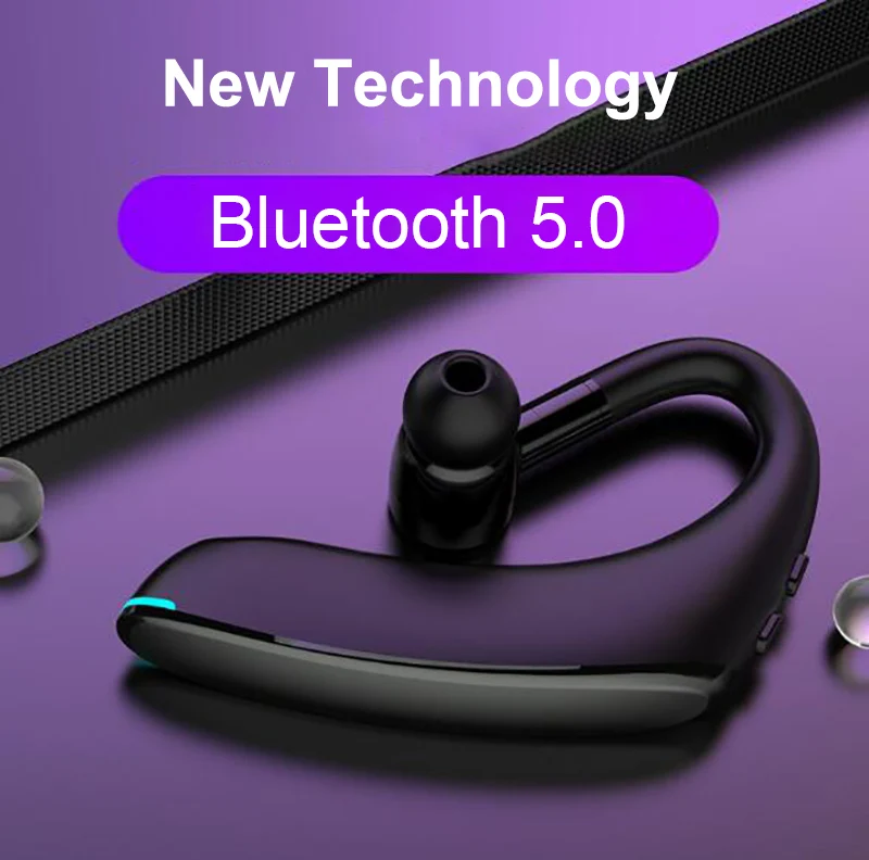 Lesiri Business Bluetooth Headset F900 Wireless Earphone Car Bluetooth V5.0 Phone Handsfree MIC Music for iPhone Xiaomi Samsung (3)