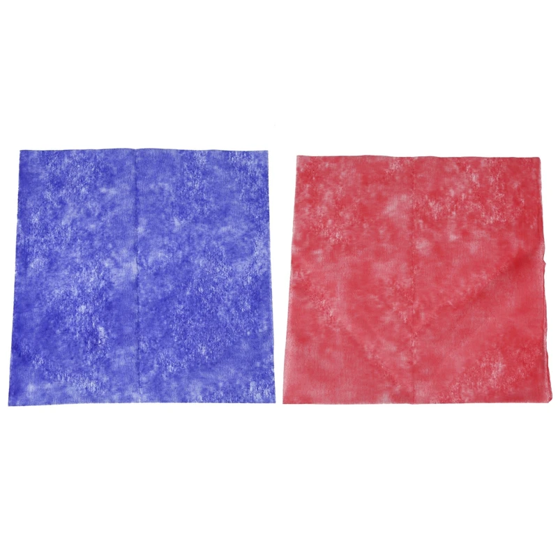 2 упаковки (включая 38-43 листов) 50x50 см, китайская бумага вечерние подарочные упаковки, 1 упаковка Королевского синего и 1 упаковка красного