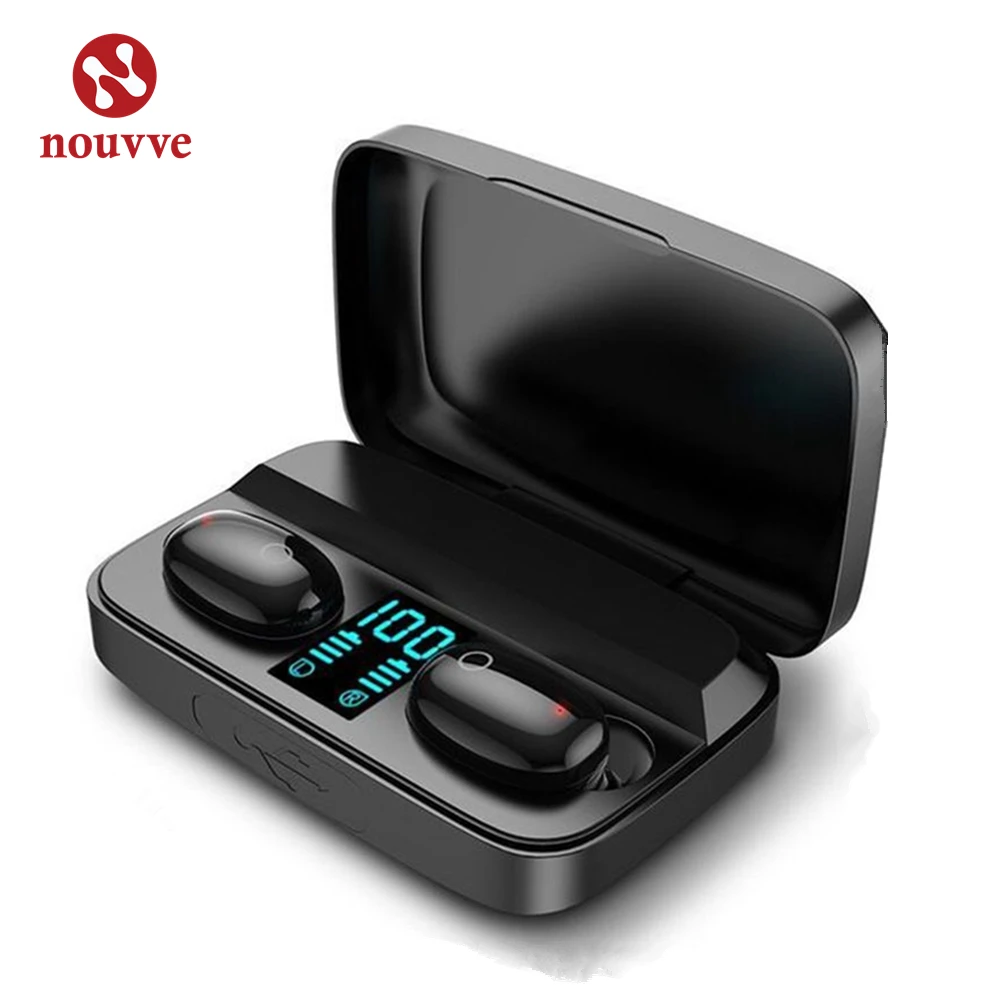 T16 TWS Bluetooth наушники беспроводная сенсорная гарнитура светодиодный дисплей с