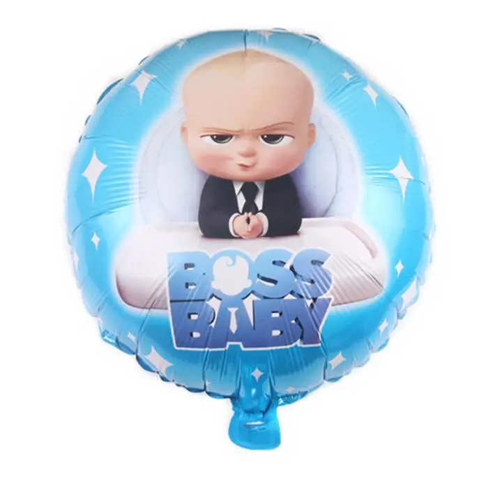 5/шт. Boss baby shower воздушный шар из алюминиевой фольги, украшение для дня рождения, детский босс из мультфильма