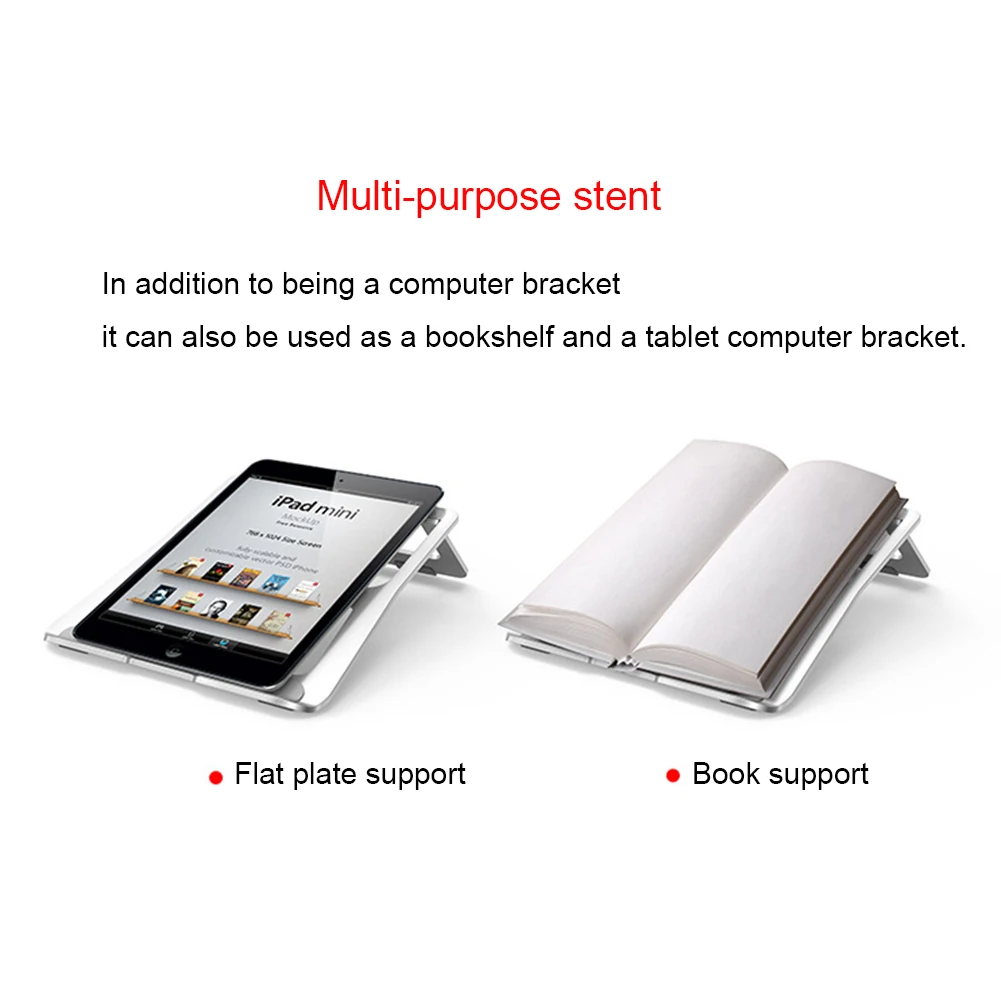 Подставка для ноутбука Портативная Алюминиевая Эргономичная подставка для ноутбука iPad для Apple MacBook Air Pro Dell XPS hp samsung lenovo