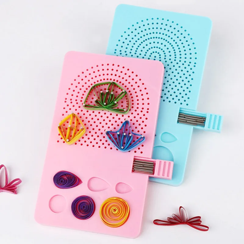 

Paper Quilling Board with Pins Grid Guide for Paper Crafting Winder Roll Square DIY Crafts Tools VJ-Drop