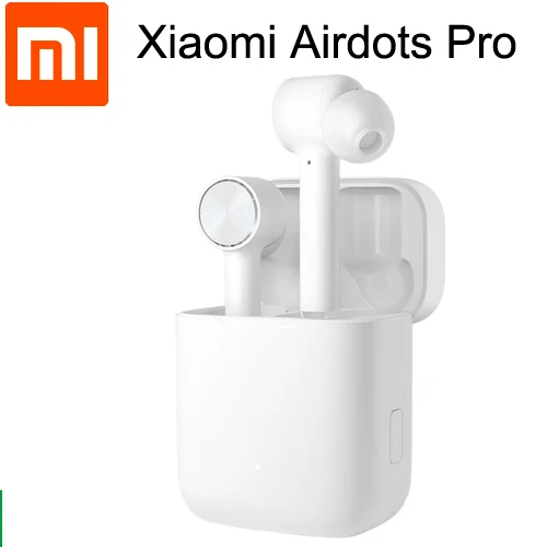 Original Xiaomi Airdots Pro TWS Earphones Bluetooth Headset Stereo Auto Pause ANC Switch ENC Tap Control Wireless Earbuds