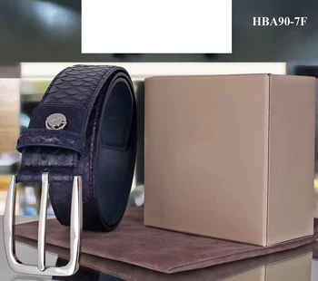 

BILLIONAIRE belts Snake skin leather men 2020 new arrival Scrub Pattern quality Business buckle big size 105-130CM Free shipping
