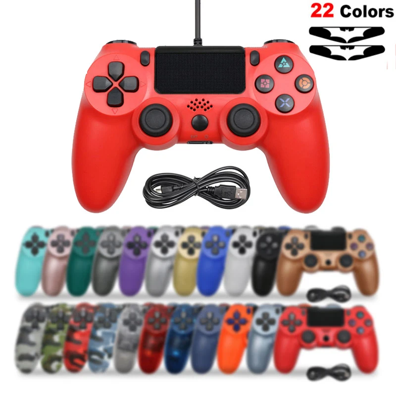 Проводной USB джойстик для PS4 контроллер подходит консоли ps4 PS3 геймпада Playstation