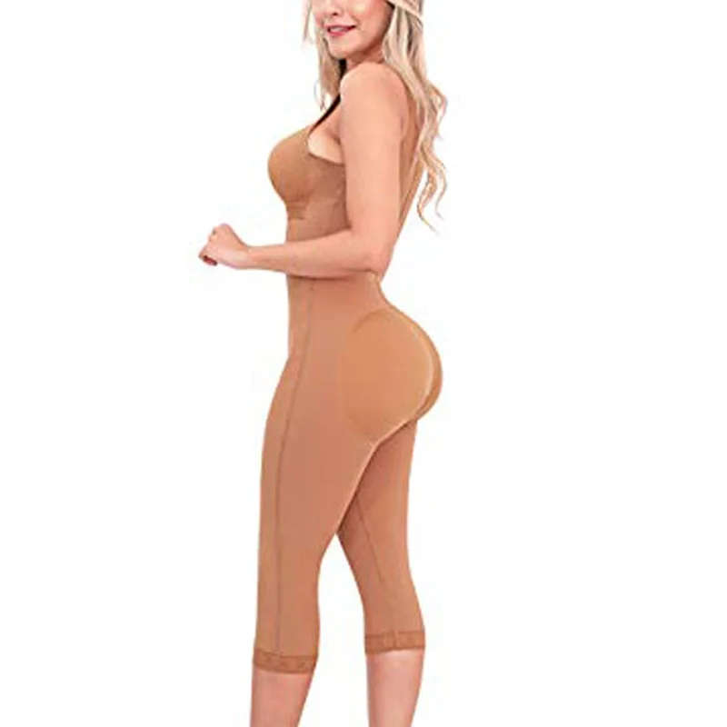 Cinta Modeladora Feminina Shapewear Women Tummy Control Body Long Pants Shaper Butt Lifter Thigh Slimmer Bodysuit Side Zipper shapewear underwear