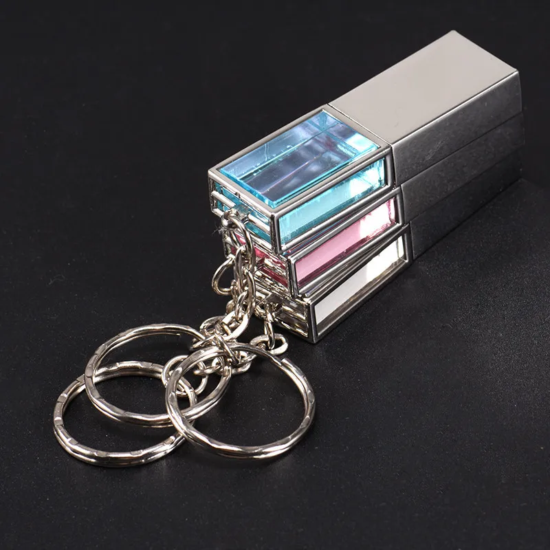 JASTER креативный usb2.0 Кристалл рамка+ брелок Модель Pendrive 4 ГБ 8 ГБ 16 ГБ 32 ГБ 64 ГБ флеш-накопитель USB флеш-накопитель подарок