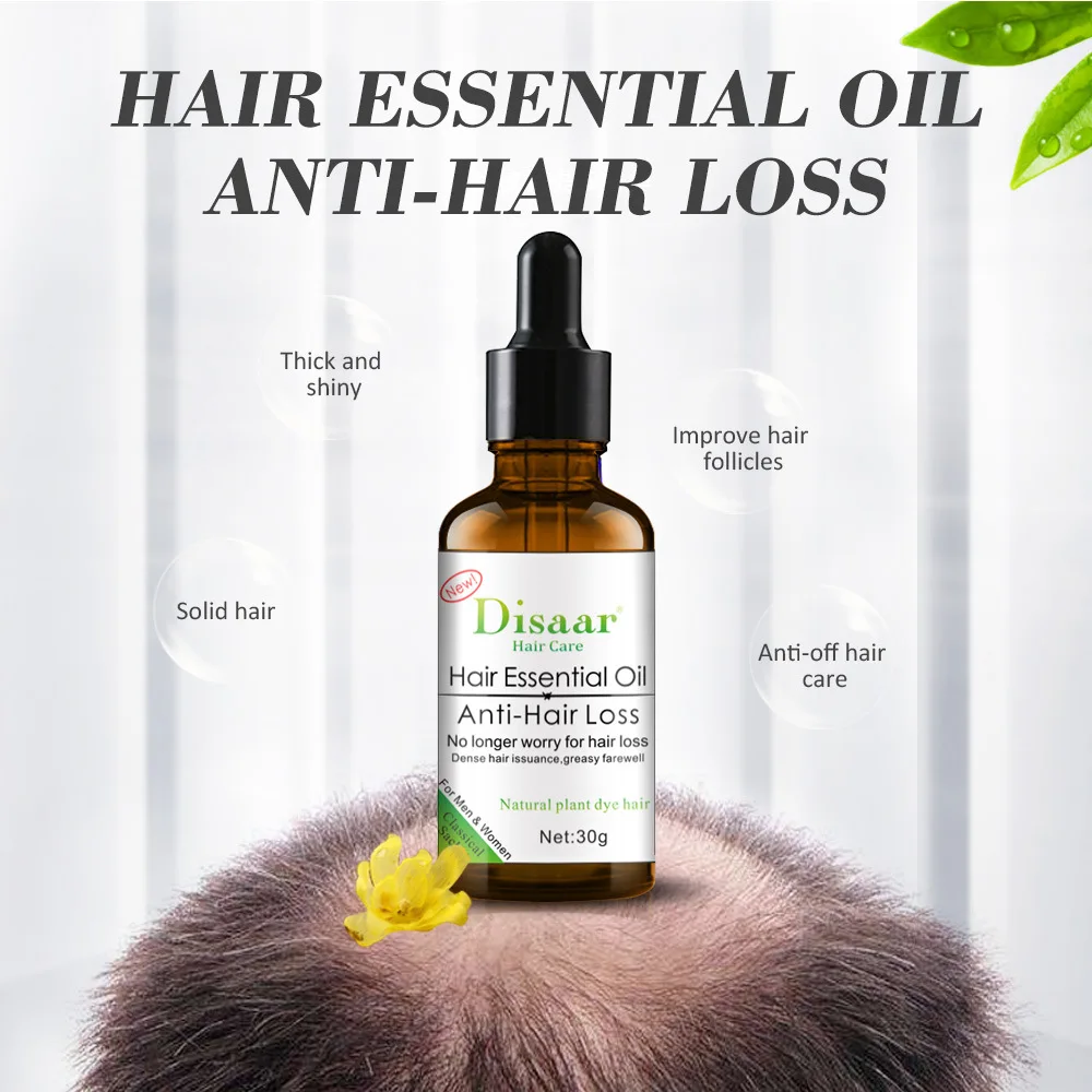 Disaar 30ml Fast Hair Growth Essential Oil Ginger Formula Anti-hair Loss Oil Head Scalp Treatment For Men And Women
