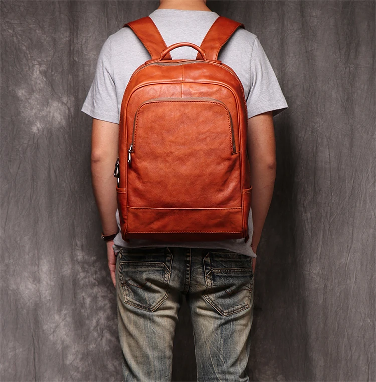 Backpack Vintage Men Travel Backpacks 