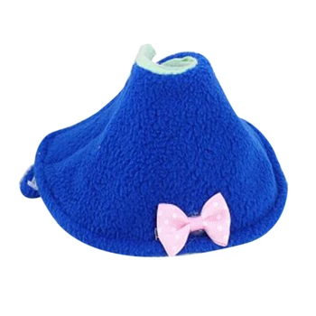 

2PCS Elizabethan Circle Parrot Bib Cloak for Birds Anti-Bite and Anti-Pecking Protection Collar Blue