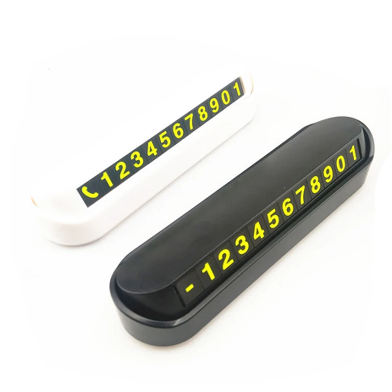 

New！Car Styling Temporary Parking Card Phone Number Card for Porsche Cayenne Macan Macan S Panamera Cayman Carrera