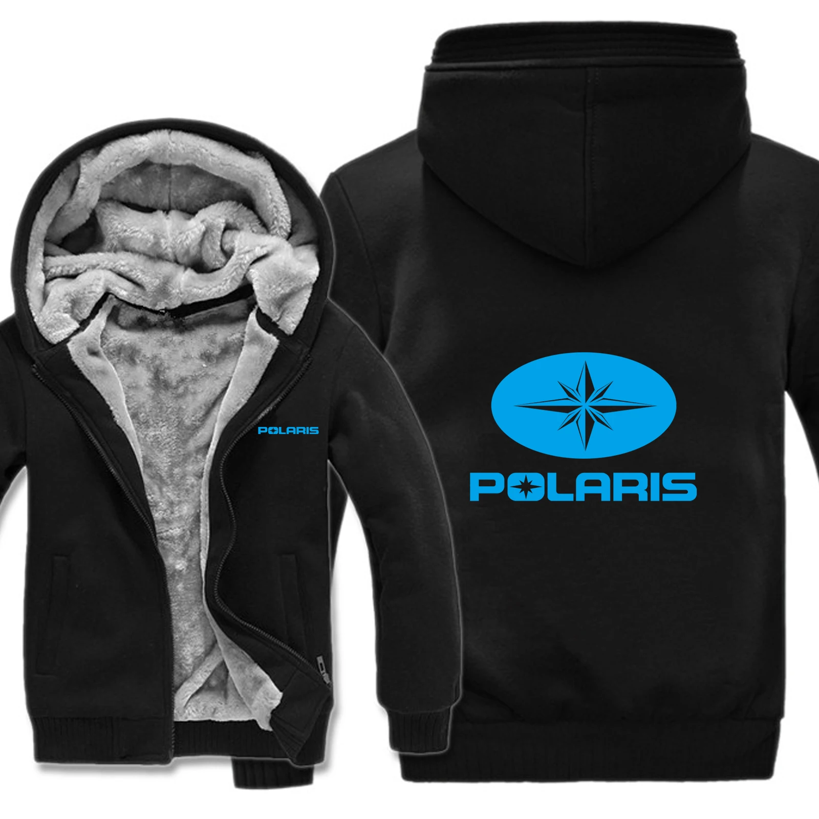 Polaris hoodies masculino casaco casual lã forro jaqueta polaris sweatshirts mans pulôver HS-024