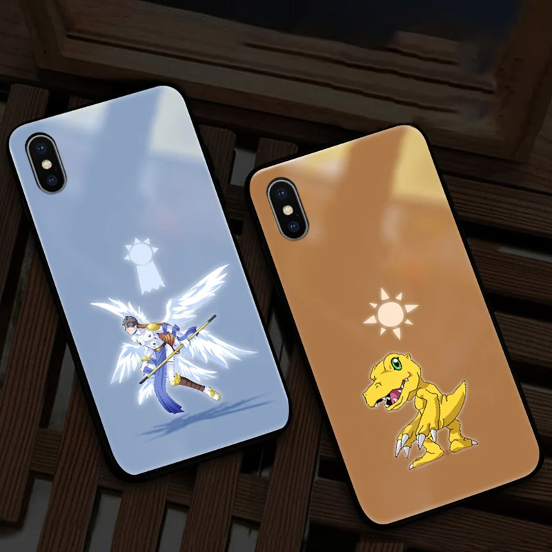 Умный светодиодный светящийся силиконовый чехол MOFI для телефона iPhone XR XS MAX