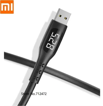 

WSKEN screen display current voltage timing power off Type-C data line 1.2M Anti-wrap Safety Charging