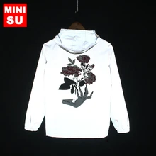 Высококачественный Тренч мужской светоотражающий пиджак для мужчин harajuku Хип-хоп крылья уличная Ветровка Куртки ночной Блестящий Тренч для мужчин