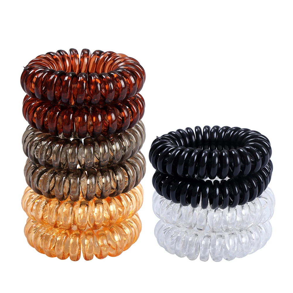 Купить 1PCS Popular Scrunchies Telephone Wire Gum For Ladies Elastic Hair Band Rope Candy Colored Bracelet Ponytail Scrunchy Girl Women  | Отзывы и видеообзор (4000785107712)