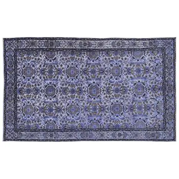 

Handmade Purple Vintage Turkish Carved Area Rug 164x271 Cm-5'5''X8'11''