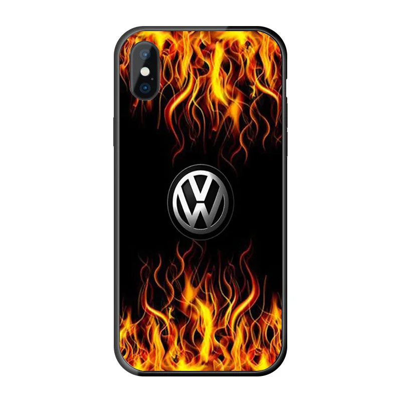 Volkswagen Coque Shell TPU Мягкий силиконовый чехол для телефона Apple iPhone 8 7 6 6S Plus X XS MAX 5 5S SE
