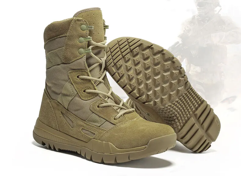 Me Hiking Boots High Top Comfortable Black Khaki Man Waterproof Hunting Shoes Tactical Camping Male Climbing Boot Mountain Shoes