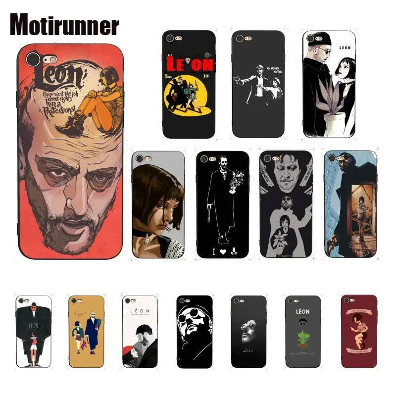 Брендовый Профессиональный чехол для телефона Leon Matilda Portman IPhone 6S 6plus 7 7plus 8 8Plus X Xs MAX
