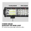 7D 15'' 18'' 20'' 23'' 216w 252w 288w 324w 3-Row LED Light Bar Offroad Combo Led Work Light Bar 12v 24v Truck SUV ATV 4WD 4x4 ► Photo 3/6