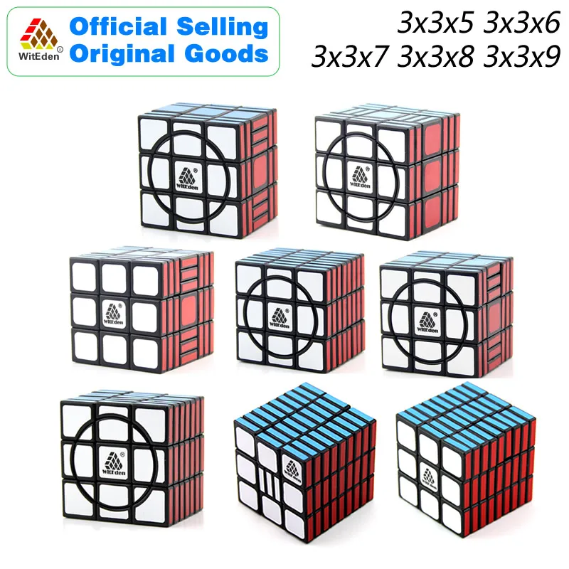 

WitEden Super 3x3x5 3x3x6 3x3x7 3x3x8 3x3x9 Magic Cube Puzzles Speed Brain Teasers Challenging Educational Toys For Children