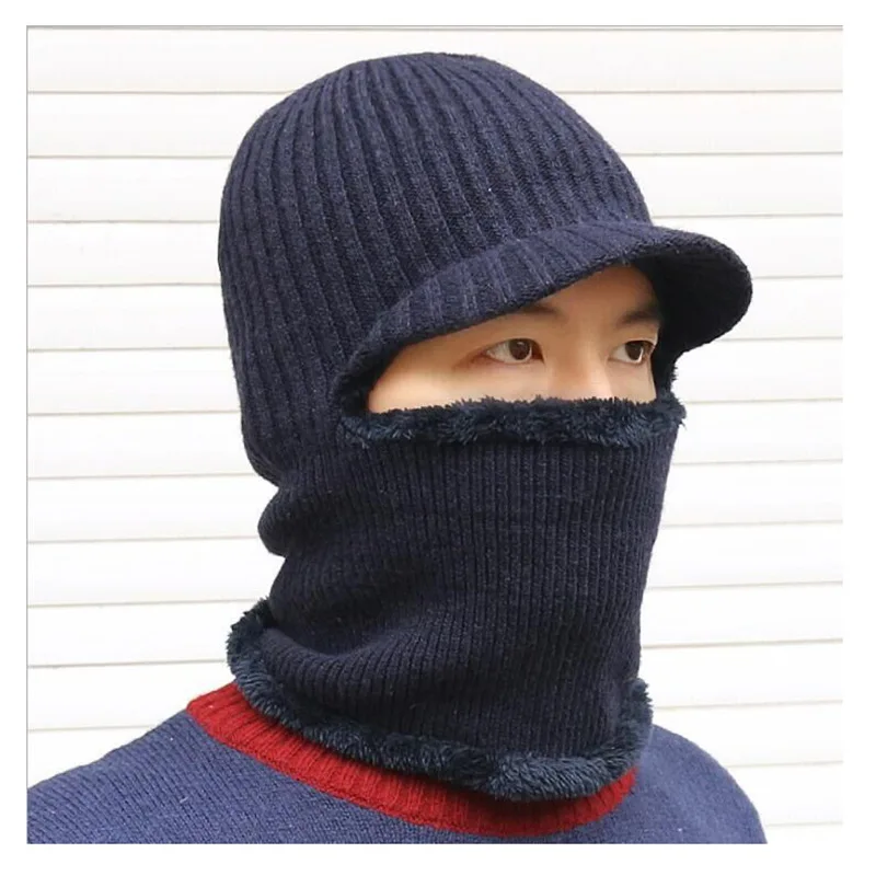 Kaguster зимние шапки для женщин унисекс Пара Мода gorros Mujer Invierno шапочки в масках шапка черепки теплый флис вязаный