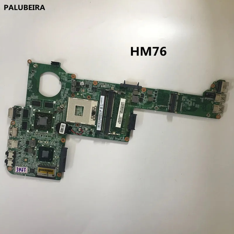 PALUBEIRA L840 C845 Laptop Motherboard DABY3CMB8E0 REV E with graphics card chips A000174880 HM76 For Toshiba satellite DDR3