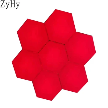 

Beautiful The New RGB LED Touch Quantum Wall Lamp Hexagonal Light Night Light Magnetic Decorative Wall Lamp LED Modular Lighting