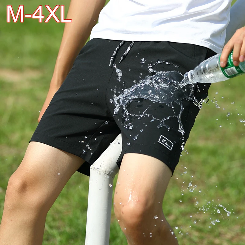 Мужские Компрессионные шорты 4XL мужские шорты летние шорты Homme полиэфирные Лоскутные Короткие штаны шорты с высокой талией эластичная талия Новинка