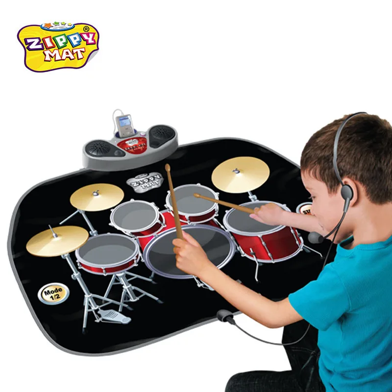 Quality-Shelf Jazz Drum Music Dance Mat Game Console BOY'S Children Early Childhood Educational Toy